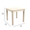 Flash Furniture 23.5 in W, 23.5 in L, 21.25 in H, Beechwood, Birch Plywood, Beech MK-ME088009-GG - alternate 10